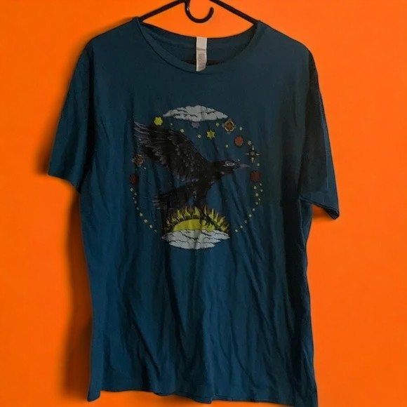 Bella Canvas Teal Graphic Tee - Picture 1 of 5